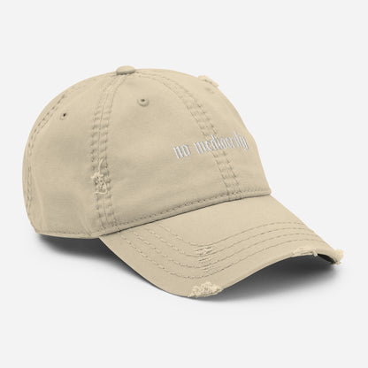 No mediocrity - Distressed Cap