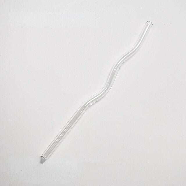 Wavy Glass Straws