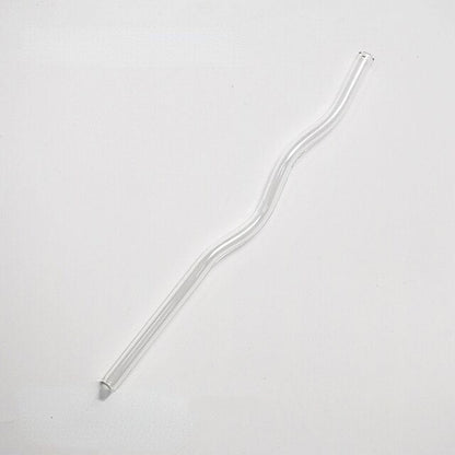 Wavy Glass Straws