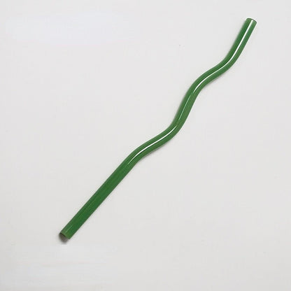 Wavy Glass Straws